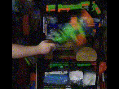 Flickloading a Nerf Slingfire