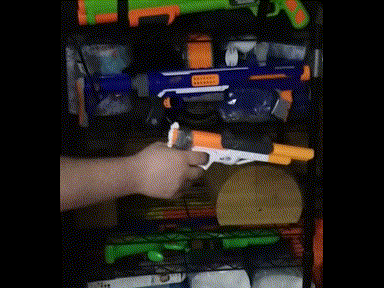 Spinning the Nerf Sharpfire Around