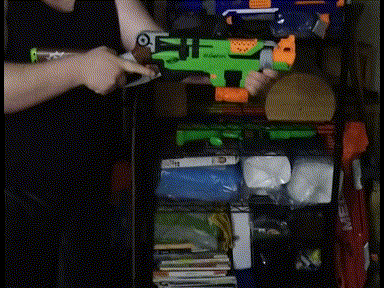 Spinloading a Nerf Slingfire